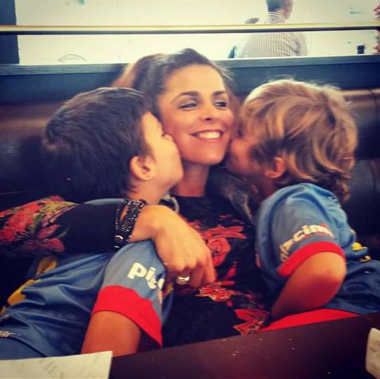 Carolina Cayuela: Me cansé de ser gordita 1 Carolina e hijos