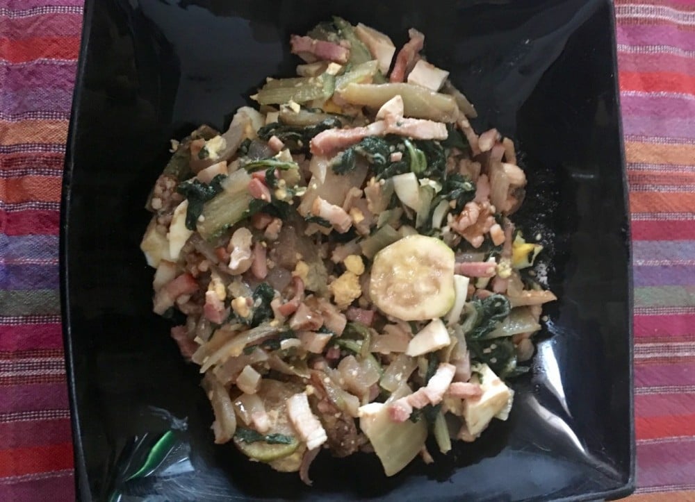 Acelgas salteadas