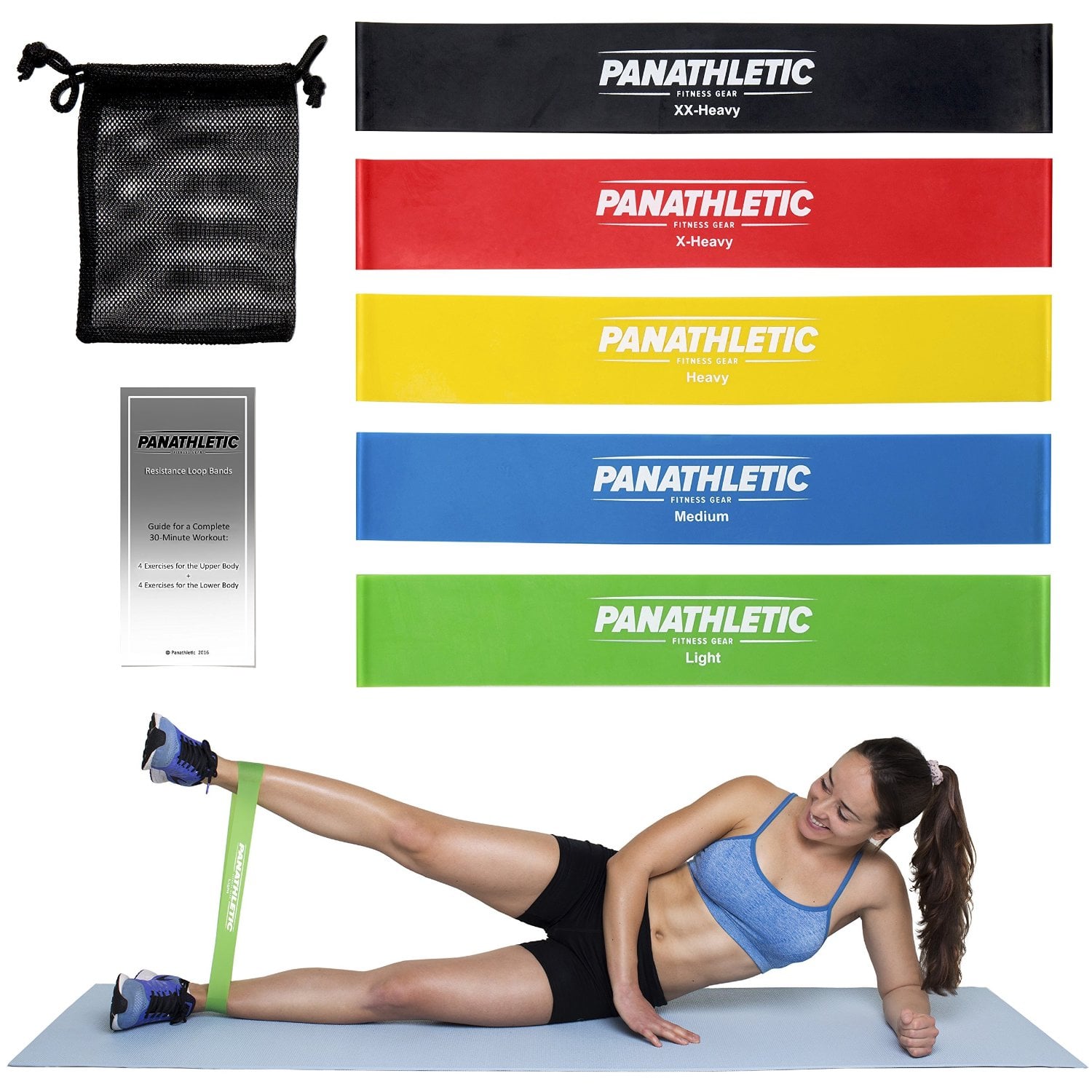 Fit Simplify Bandas De Ejercicio De Resistencia De 10 Pulgadas Juego De 5 Colores L 632584