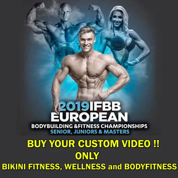 IFBB European Championships 2019 custom video 1 IFBB European Championships 2019 custom video