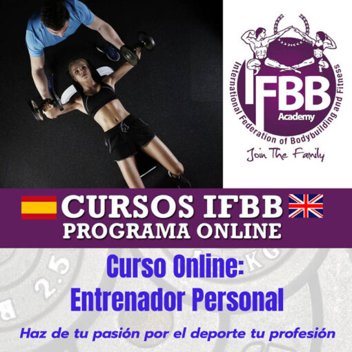 Curso online de entrenador personal cover Curso de Entrenador personal IFBB academy