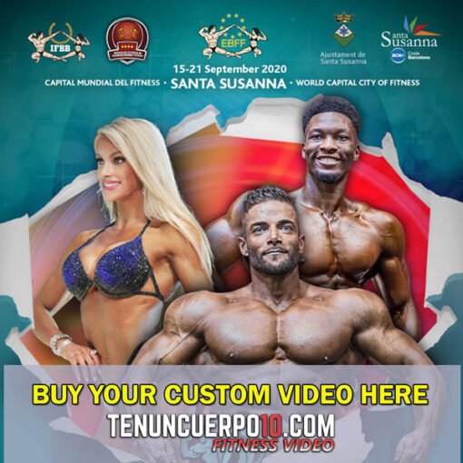 Buy your video of IFBB European Championships 2020 2 IFBB European Championships 2020 personalized video