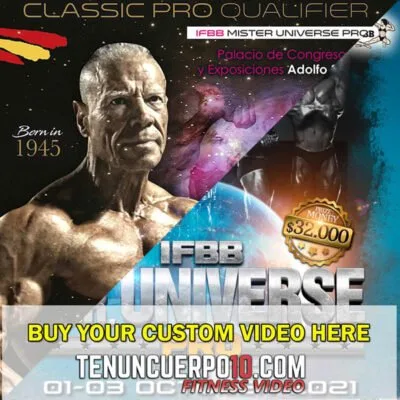 IFBB Diamond Cup Rafael Vera / Mr. Universe PRO personalized video