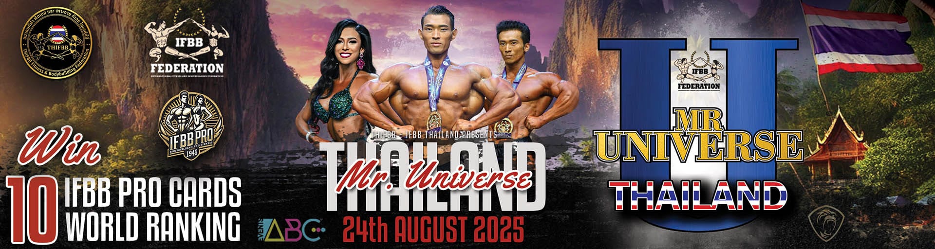 IFBB MR UNIVERSE THAILAND - Ten un cuerpo 10