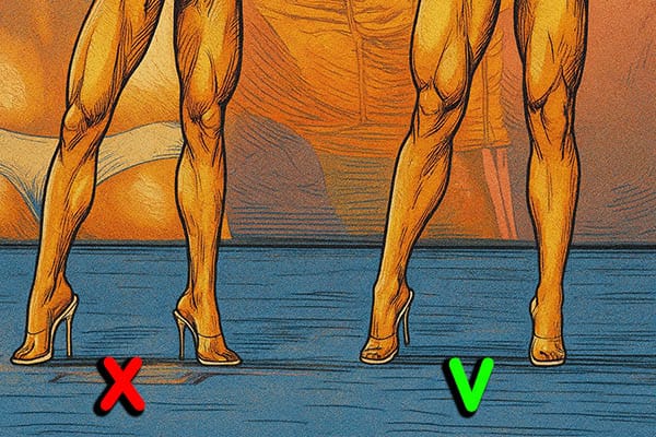 Body weight in one leg IFBB Bikini fitness rules 10 mistakes that keep you from the podium in Bikini Fitness IFBB (and how to fix them)