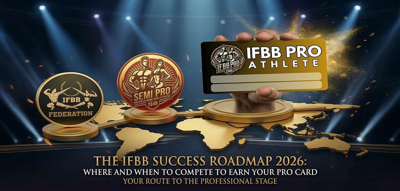 IFBB NEWS 87 The IFBB Success Roadmap 2026: Where and When to Compete to Earn Your Pro Card
