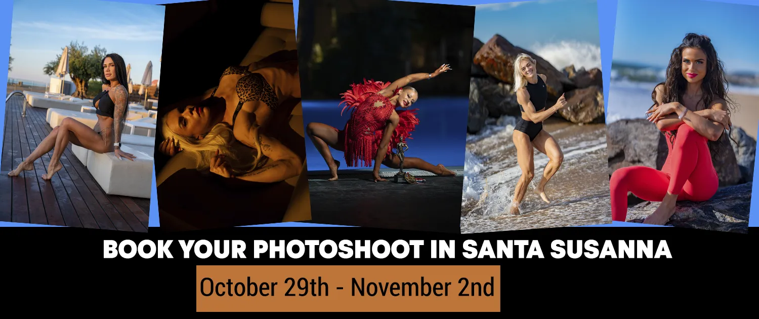 Santa Susanna photoshoots booking – IFBB World Championships 2026