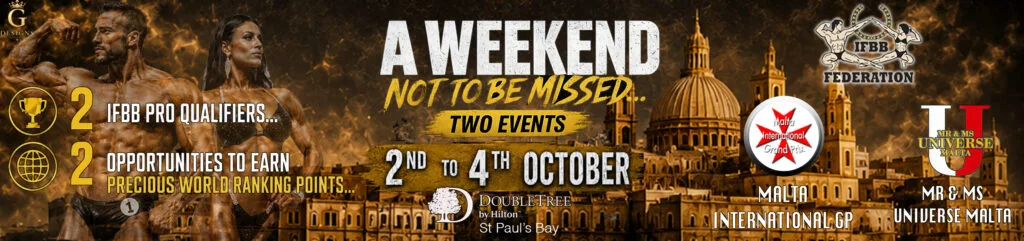 IFBB MALTA GRAND PRIX & MR UNIVERSE MALTA