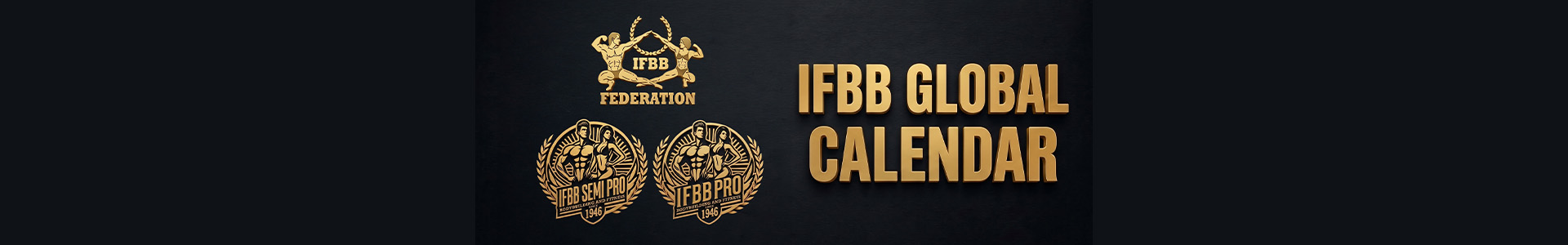 IFBB International Global Calendar banner Calendario IFBB Internacional Global